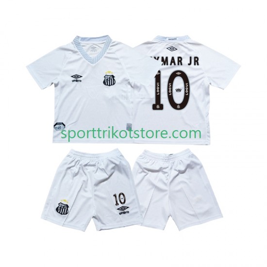 Santos Kinderset Heim trikot 2025-2026 Kurzarm Neymar JR 10 Santos Kinderset Heim trikot 2025-2026 Kurzarm Neymar JR 10