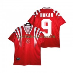 Retro Türkei Herren Heim trikot Kurzarm HAKAN 9 1996
