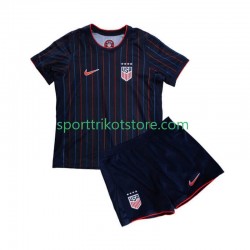 USA Kinderset Auswärts trikot 2025 Kurzarm
