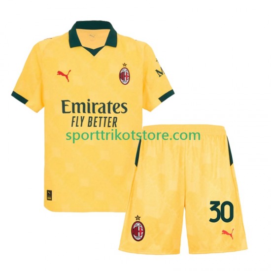 AC Mailand Kinderset Ausweich trikot 2025-2026 Kurzarm Ardon Jashari 30