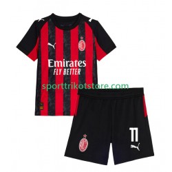 AC Mailand Kinderset Heim trikot 2025-2026 Kurzarm Christian Pulisic 11