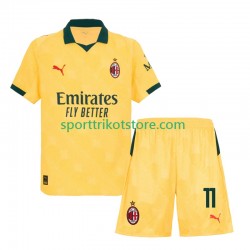 AC Mailand Kinderset Ausweich trikot 2025-2026 Kurzarm Christian Pulisic 11
