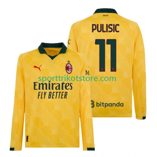 AC Mailand Herren Ausweich trikot 2025-2026 Langarm Christian Pulisic 11