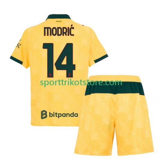 AC Mailand Kinderset Ausweich trikot 2025-2026 Kurzarm Luca Modric 14