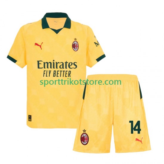 AC Mailand Kinderset Ausweich trikot 2025-2026 Kurzarm Luca Modric 14