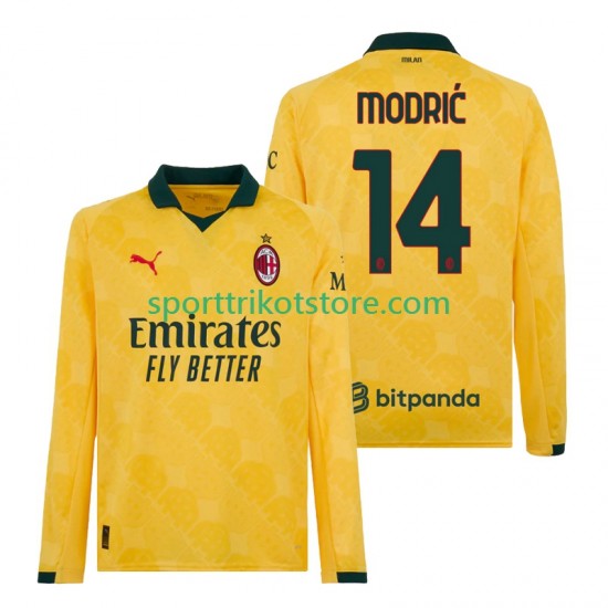 AC Mailand Herren Ausweich trikot 2025-2026 Langarm Luca Modric 14