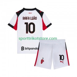 AC Mailand Kinderset Auswärts trikot 2025-2026 Kurzarm Rafael Leao 10