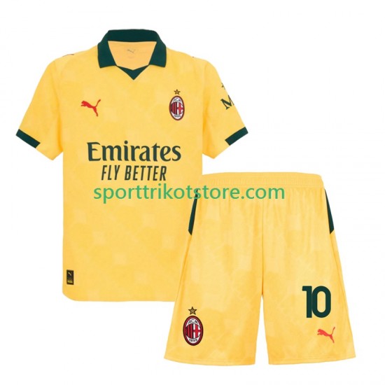 AC Mailand Kinderset Ausweich trikot 2025-2026 Kurzarm Rafael Leao 10