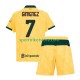 AC Mailand Kinderset Ausweich trikot 2025-2026 Kurzarm Santiago Gimenez 7