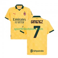 AC Mailand Herren Ausweich trikot 2025-2026 Kurzarm Santiago Gimenez 7