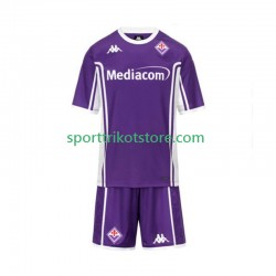 AC Florenz Kinderset Heim trikot 2025-2026 Kurzarm