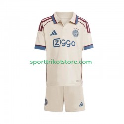 Ajax Amsterdam Kinderset Ausweich trikot 2025-2026 Kurzarm