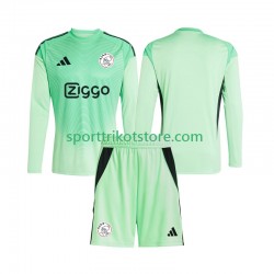 Ajax Amsterdam Kinderset Heim trikot 2025-2026 Langarm Torwart