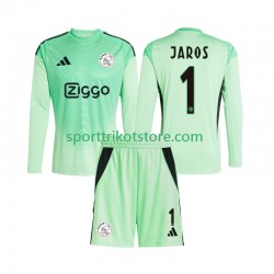 Ajax Amsterdam Kinderset Heim trikot 2025-2026 Langarm Torwart Vitezslav Jaros 1