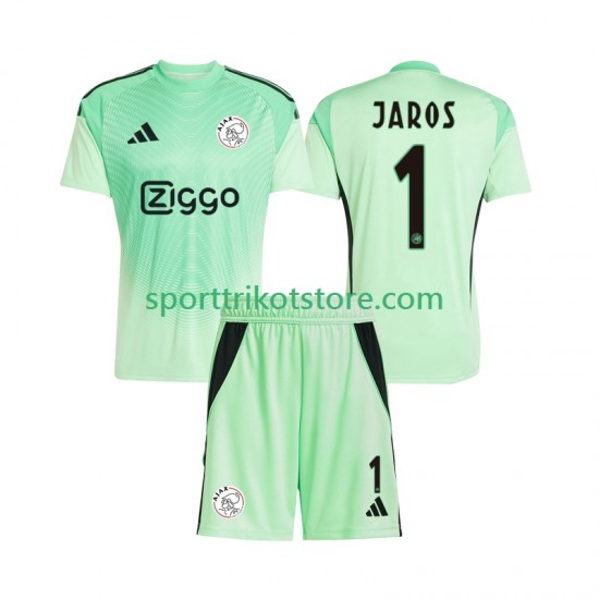 Ajax Amsterdam Kinderset Heim trikot 2025-2026 Kurzarm Torwart Vitezslav Jaros 1