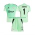 Ajax Amsterdam Kinderset Heim trikot 2025-2026 Kurzarm Torwart Vitezslav Jaros 1