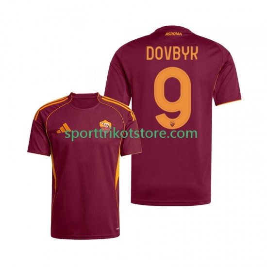 AS Rom Herren Heim trikot 2025-2026 Kurzarm Artem Dovbyk 9