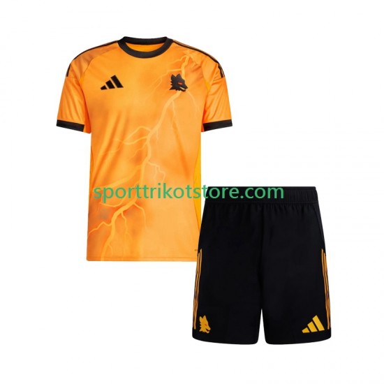 AS Rom Kinderset Auswärts trikot 2025-2026 Kurzarm