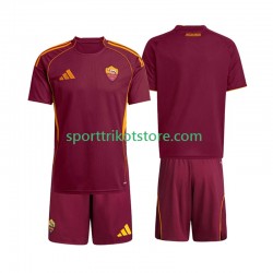 AS Rom Kinderset Heim trikot 2025-2026 Kurzarm