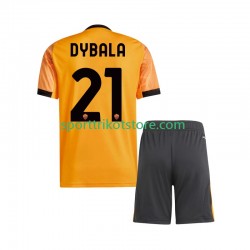 AS Rom Kinderset Auswärts trikot 2025-2026 Kurzarm Dybala 21
