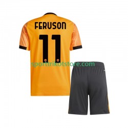 AS Rom Kinderset Auswärts trikot 2025-2026 Kurzarm Evan Ferguson 11