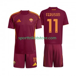 AS Rom Kinderset Heim trikot 2025-2026 Kurzarm Evan Ferguson 11