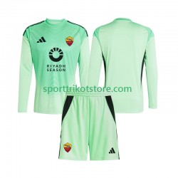AS Rom Kinderset Auswärts Viertes trikot 2025-2026 Langarm Torwart