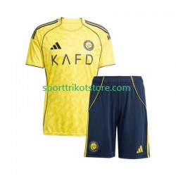 Kinderset Heim trikot 2025-2026 Kurzarm Al Nassr