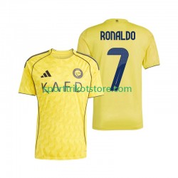 Herren Heim trikot 2025-2026 Kurzarm Al Nassr Cristiano Ronaldo 7