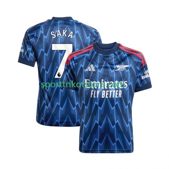 Arsenal Herren Auswärts trikot 2025-2026 Kurzarm Bukayo Saka 7