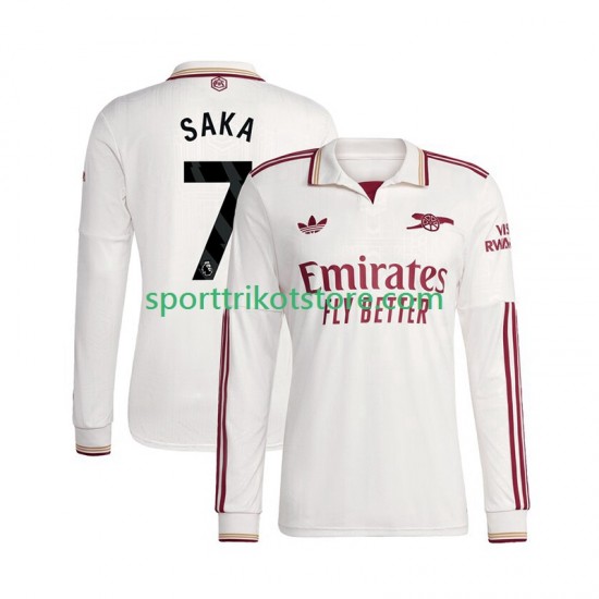 Arsenal Herren Ausweich trikot 2025-2026 Langarm Bukayo Saka 7