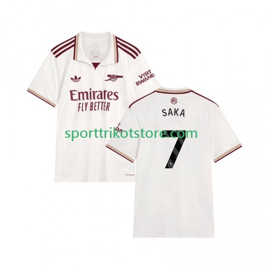 Arsenal Herren Ausweich trikot 2025-2026 Kurzarm Bukayo Saka 7