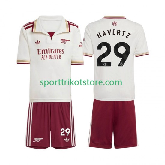 Arsenal Kinderset Ausweich trikot 2025-2026 Kurzarm Kai Havertz 29