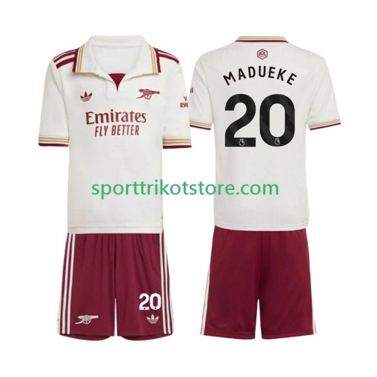 Arsenal Kinderset Ausweich trikot 2025-2026 Kurzarm Noni Madueke 20