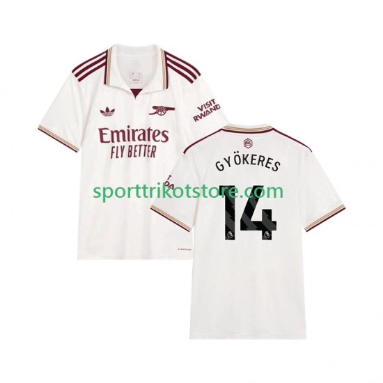 Arsenal Herren Ausweich trikot 2025-2026 Kurzarm Viktor Gyokeres 14
