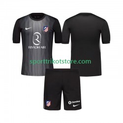 Atlético Madrid Kinderset Auswärts trikot 2025-2026 Kurzarm Torwart