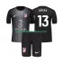 Atlético Madrid Kinderset Auswärts trikot 2025-2026 Kurzarm Torwart Jan Oblak 13
