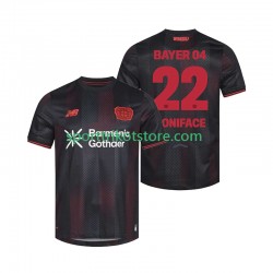Bayer 04 Leverkusen Herren Heim trikot 2025-2026 Kurzarm Victor Boniface 22