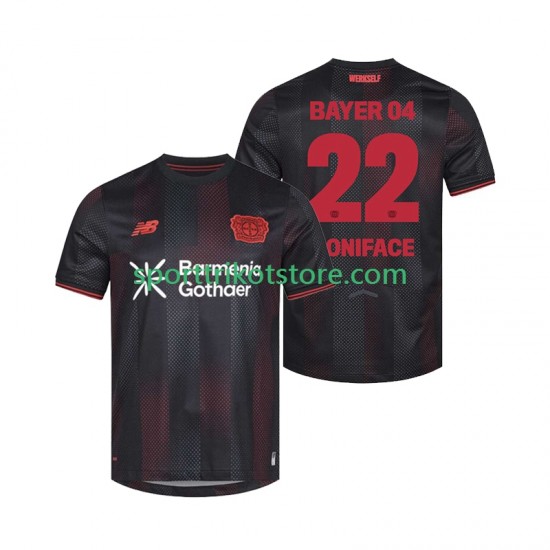 Bayer 04 Leverkusen Herren Heim trikot 2025-2026 Kurzarm Victor Boniface 22