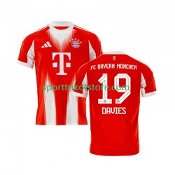 FC Bayern München Herren Heim trikot 2025-2026 Kurzarm Alphonso Davies 19