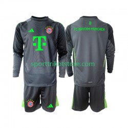 FC Bayern München Kinderset Auswärts trikot 2025-2026 Langarm Torwart
