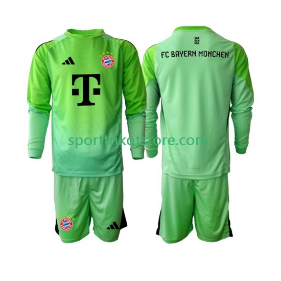 FC Bayern München Kinderset Heim trikot 2025-2026 Langarm Torwart