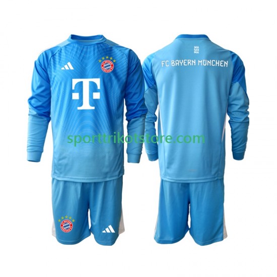 FC Bayern München Kinderset Ausweich trikot 2025-2026 Langarm Torwart