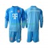FC Bayern München Kinderset Ausweich trikot 2025-2026 Langarm Torwart
