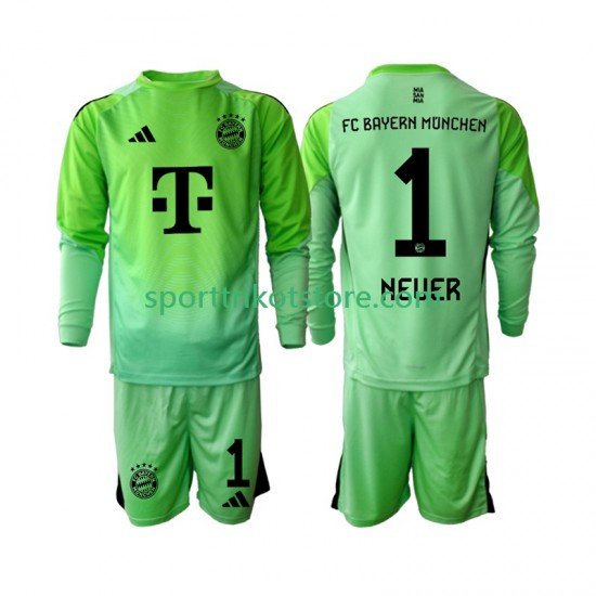 FC Bayern München Kinderset Heim trikot 2025-2026 Langarm Torwart Neuer 1