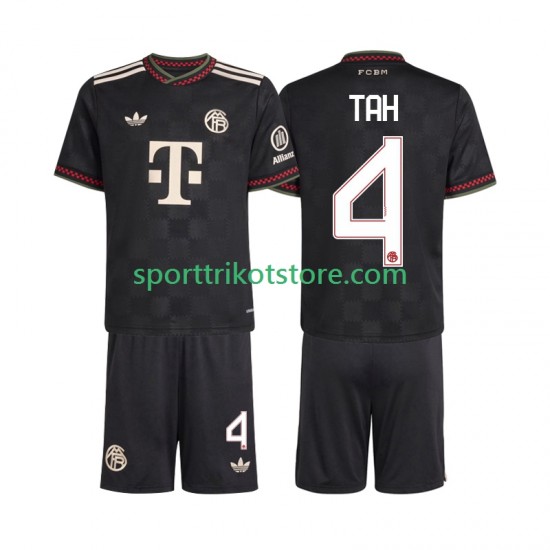 FC Bayern München Kinderset Ausweich trikot 2025-2026 Kurzarm Jonathan Tah 4