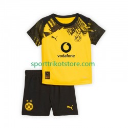 Borussia Dortmund Kinderset Heim trikot 2025-2026 Kurzarm