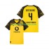 Borussia Dortmund Herren Heim trikot 2025-2026 Kurzarm Nico Schlotterbeck 4