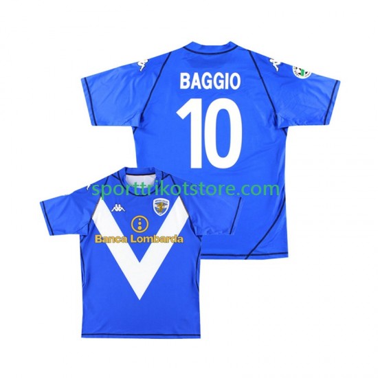 Retro Herren Heim trikot 2004 Kurzarm Brescia Calcio Baggio 10 2003