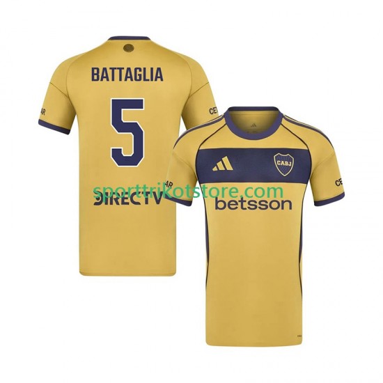 Boca Juniors Herren Auswärts trikot 2025-2026 Kurzarm Rodrigo Battaglia 5